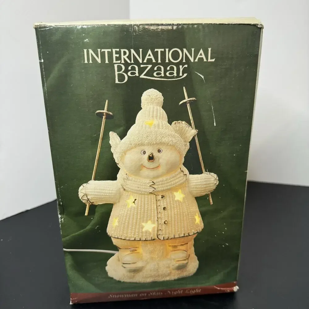 International Bazaar snowman skis